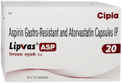 Lipvas Asp 20 Capsule 10