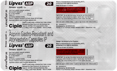 Lipvas Asp 20 Capsule 10