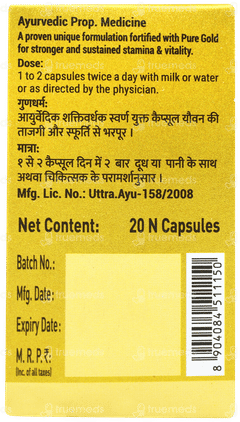Baidyanath Vita Ex Gold Plus Capsule 20