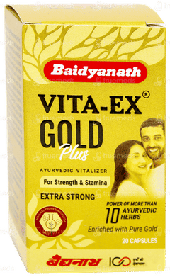 Baidyanath Vita Ex Gold Plus Capsule 20