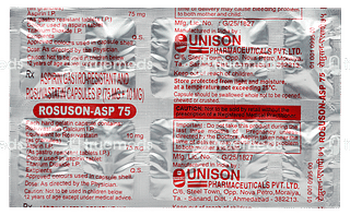 Rosuson Asp 10/75 MG Capsule 10