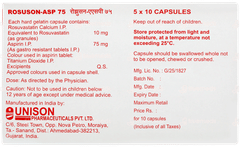 Rosuson Asp 75 Capsule 10 Rosuson Asp 75 Capsule 10