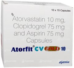 Atorfit Cv Gold 10 Capsule 15