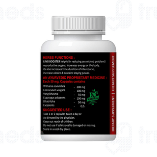 Natural Ling Booster 500 Mg Capsule 60