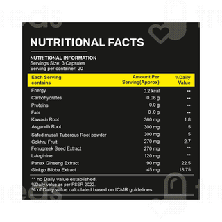 Healthvit Testosterone Booster Capsule 60