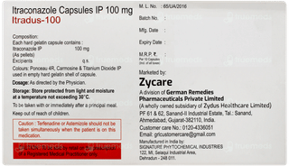 Itradus 100 Capsule 10