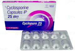 Cyclopure 25 MG Capsule 10