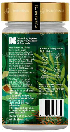 Kapiva Ayur Foods Ashwagandha Gold Capsule 60