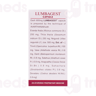 Kerala Ayurveda Lumbagest 10 Pack Of 10 Capsules