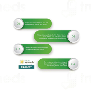Kerala Ayurveda Pilogest Capsule 100