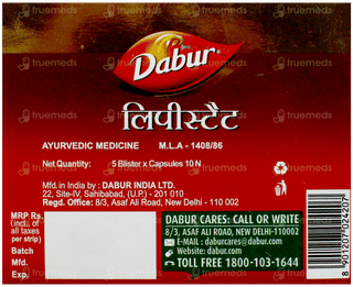 Dabur Lipistat Capsule 10