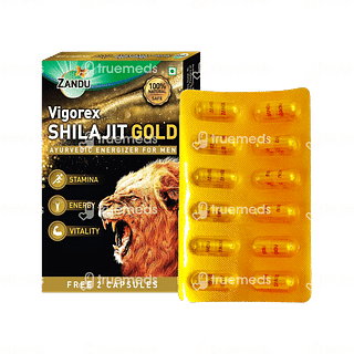 Zandu Vigorex Shilajit Gold Capsule 12