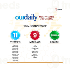Ourdaily Multivitamin With Ginseng Soft Gelatin Capsule 10