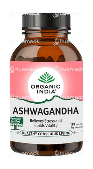 Organic India Ashwagandha Capsule 180 - Uses, Side Effects, Dosage ...