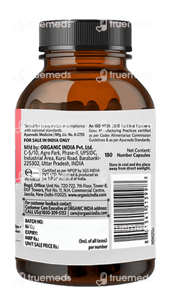 Organic India Ashwagandha Veg Capsule 180 Organic India Ashwagandha Veg Capsule 180