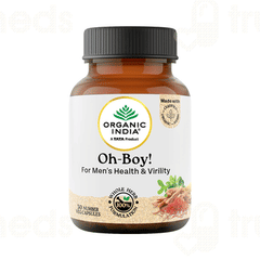 Organic India Oh Boy Mens Virility Capsule 30