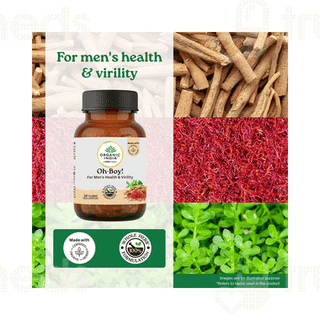 Organic India Oh Boy Mens Virility Capsule 30