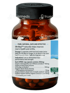Organic India Oh Boy Mens Virility Capsule 30