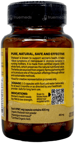 Organic India Shatavari Veg Capsule 60
