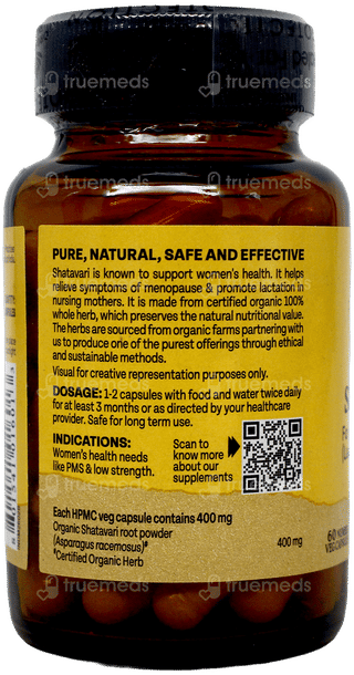 Organic India Shatavari Veg Capsule 60