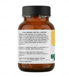 Organic India Flaxseed Oil Veg Capsule 60