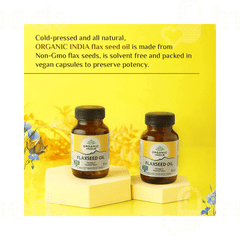 Organic India Flaxseed Oil Veg Capsule 60