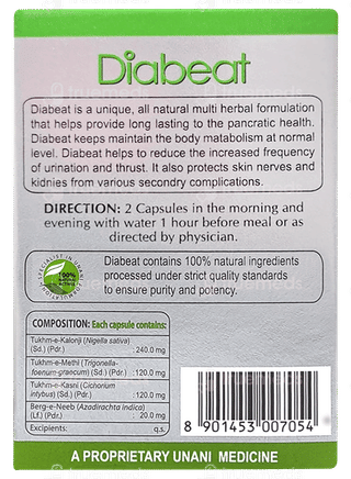 Hamdard Diabeat Capsule 60