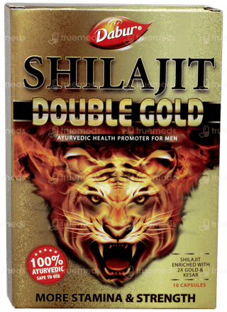 Dabur Shilajit Double Gold Capsule 10