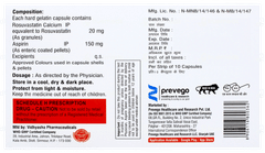 Rovasday Ap 20/150 Capsule 10