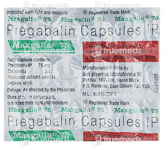 Maxgalin 75 Capsules 15