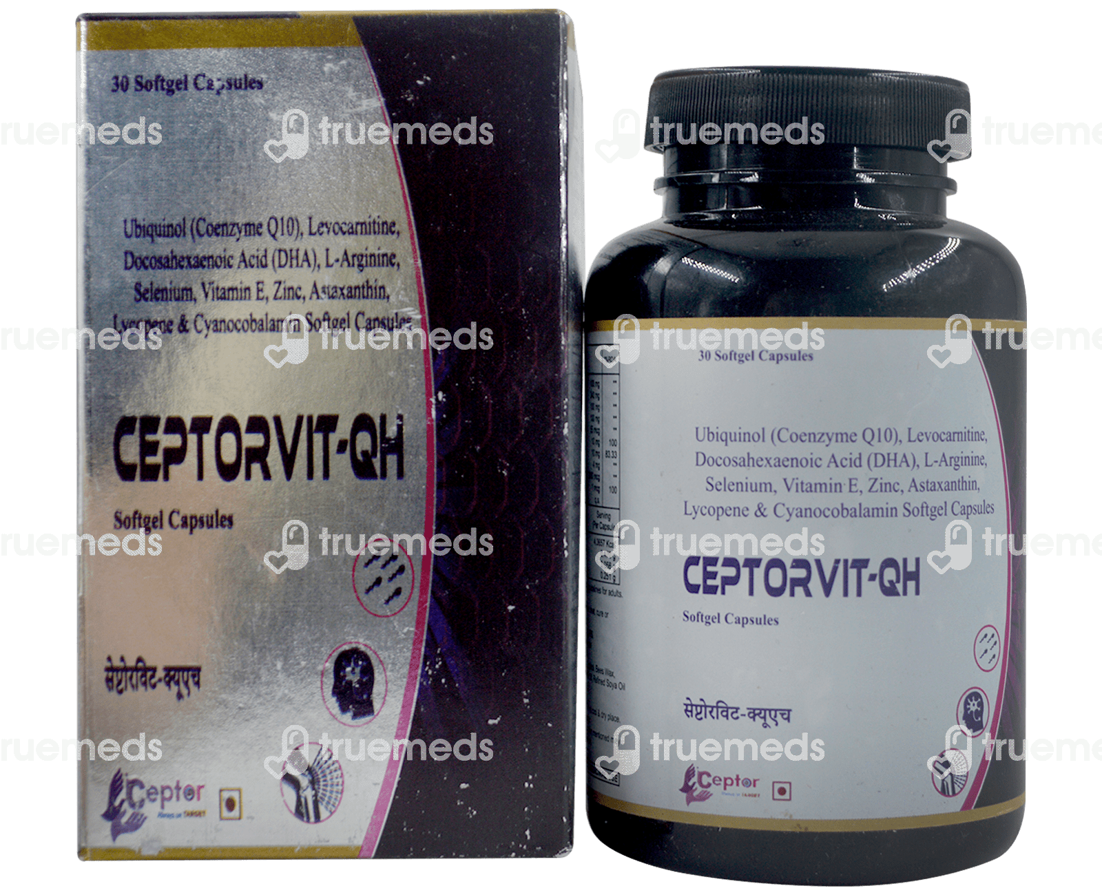 Buy Ceptorvit Qh Soft Gelatin Capsule 30 Online at Truemeds