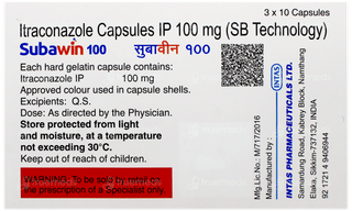 Subawin 100 Capsule 10