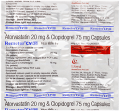 Remetor Cv 20 Capsule 15