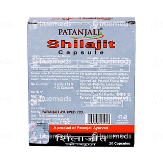 Patanjali Ayurveda Shilajit Capsule 20