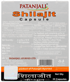 Patanjali Shilajit Capsule 20