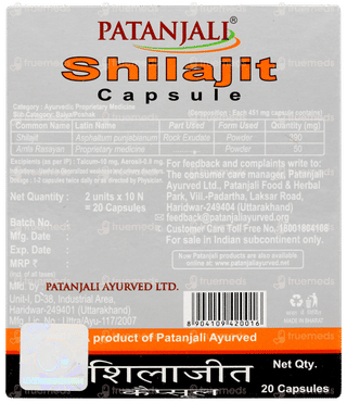 Patanjali Shilajit Capsule 20