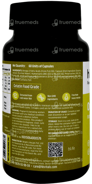 Healthkart Hk Vitals Omega 3 Capsule 60