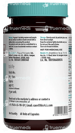 Hk Vitals Vitamin D3 Capsule 60