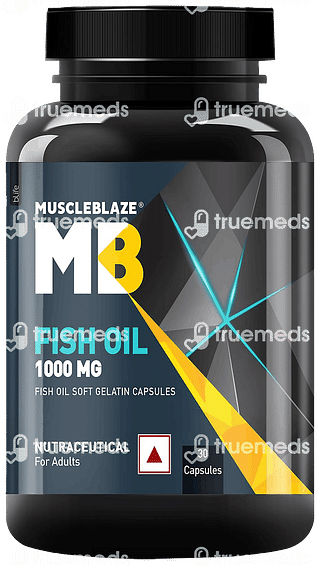 Muscleblaze Fish Oil 1000mg Capsule 30