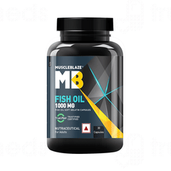 Muscleblaze Fish Oil 1000Mg Capsule 30
