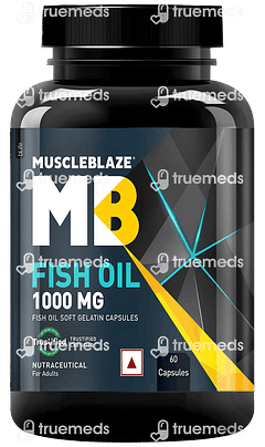 Muscleblaze Mb Fish Oil 1000mg Capsule 60 Muscleblaze Mb Fish Oil 1000mg Capsule 60