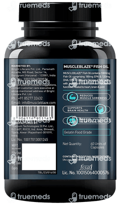 Muscleblaze Mb Fish Oil 1000mg Capsule 60