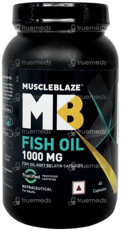 Muscleblaze Mb Fish Oil 1000mg Capsule 60