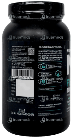 Muscleblaze Mb Fish Oil 1000Mg Capsule 60