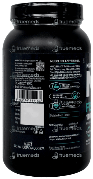 Muscleblaze Mb Fish Oil 1000Mg Capsule 60