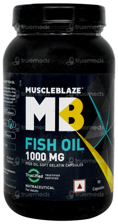 Muscleblaze Mb Fish Oil 1000mg Capsule 90 Muscleblaze Mb Fish Oil 1000mg Capsule 90