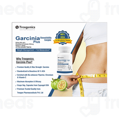 Trexgenics Garcinia Plus Weight Loss Support Veg Capsule 60