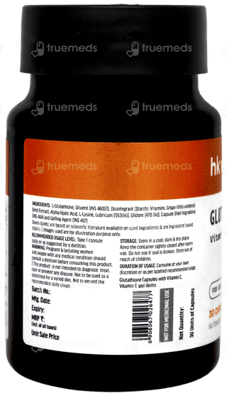 Hk Vitals Glutathione Capsule 30