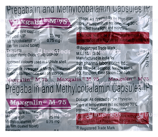 Maxgalin M 75 Mg/750 MCG Capsule 15