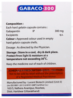 Gabaco 300 Capsule 10 Gabaco 300 Capsule 10